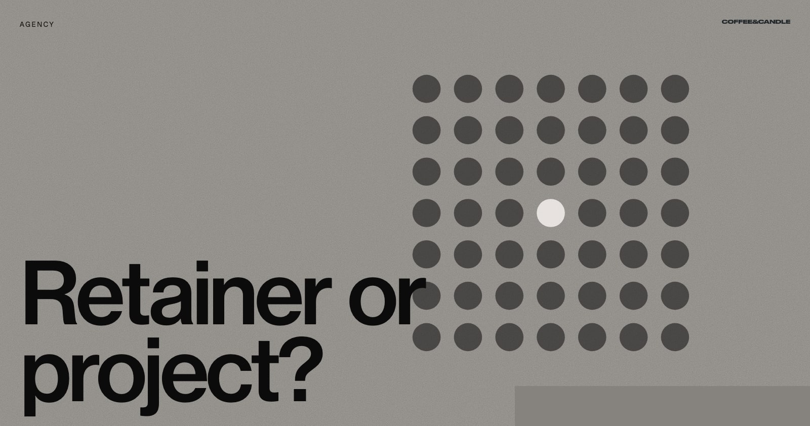 Branding Agency Retainer vs Project Fee: Which Pricing Model Suits You?