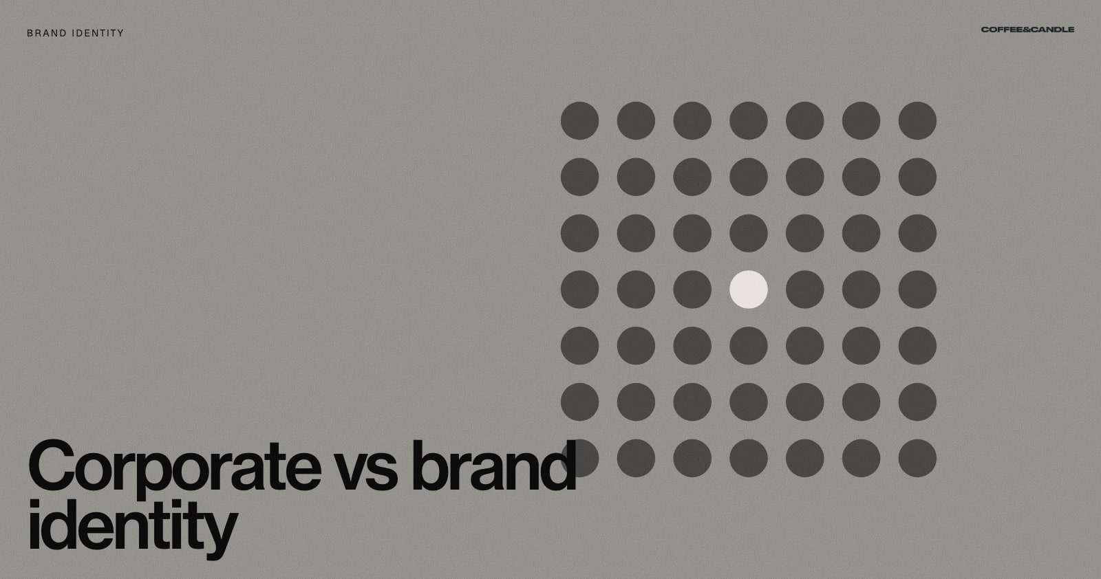 Corporate Identity vs Brand Identity: What's the Difference?