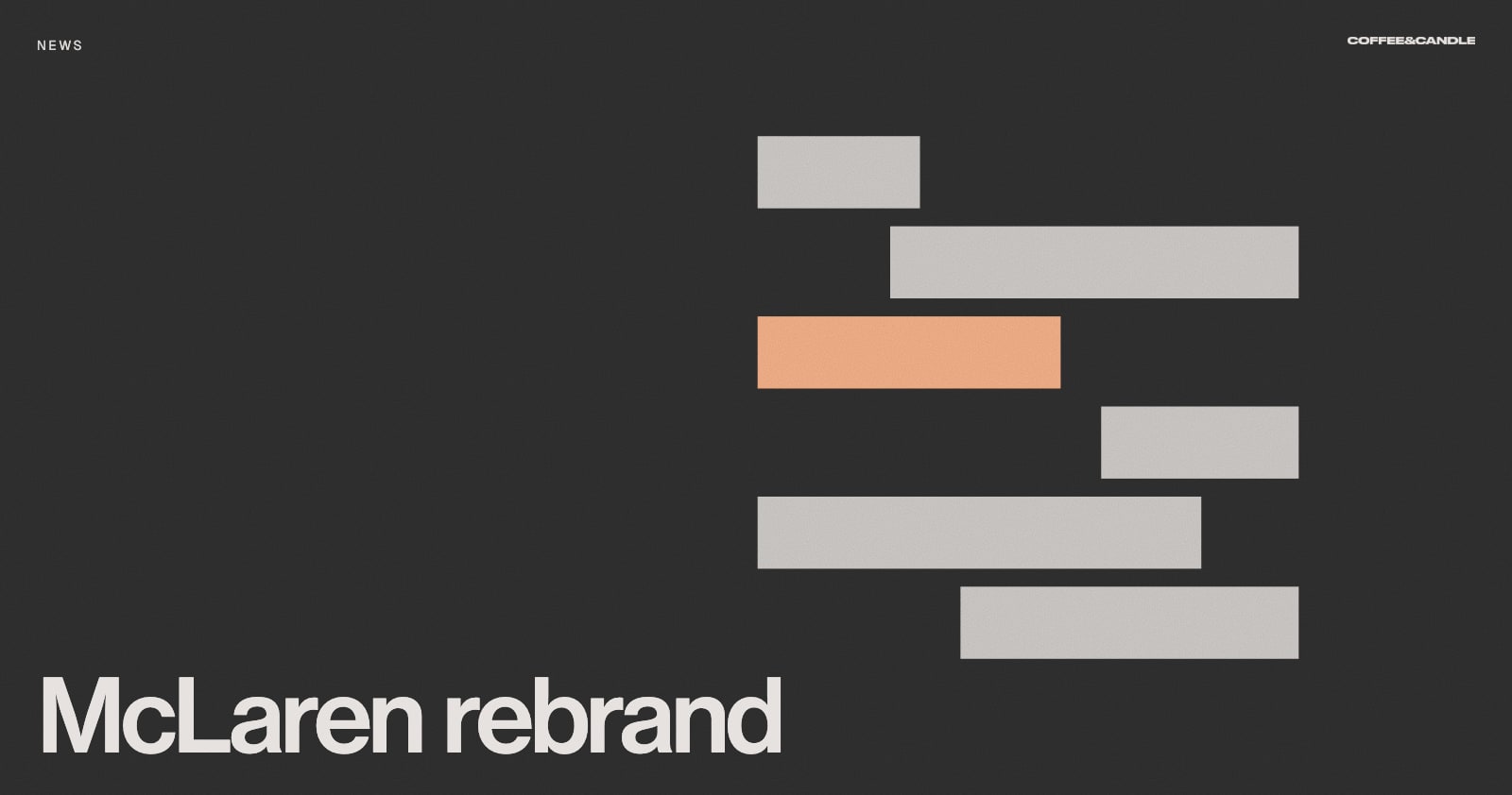 McLaren's New Identity: A Wordmark From a Garage Sign